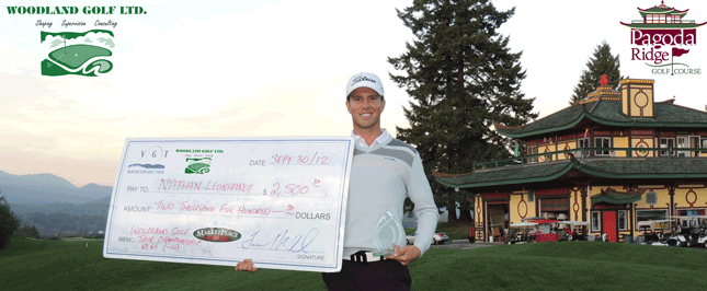 Nathan Leonhardt 2012 Woodland Golf VGT Tour Championship Winner