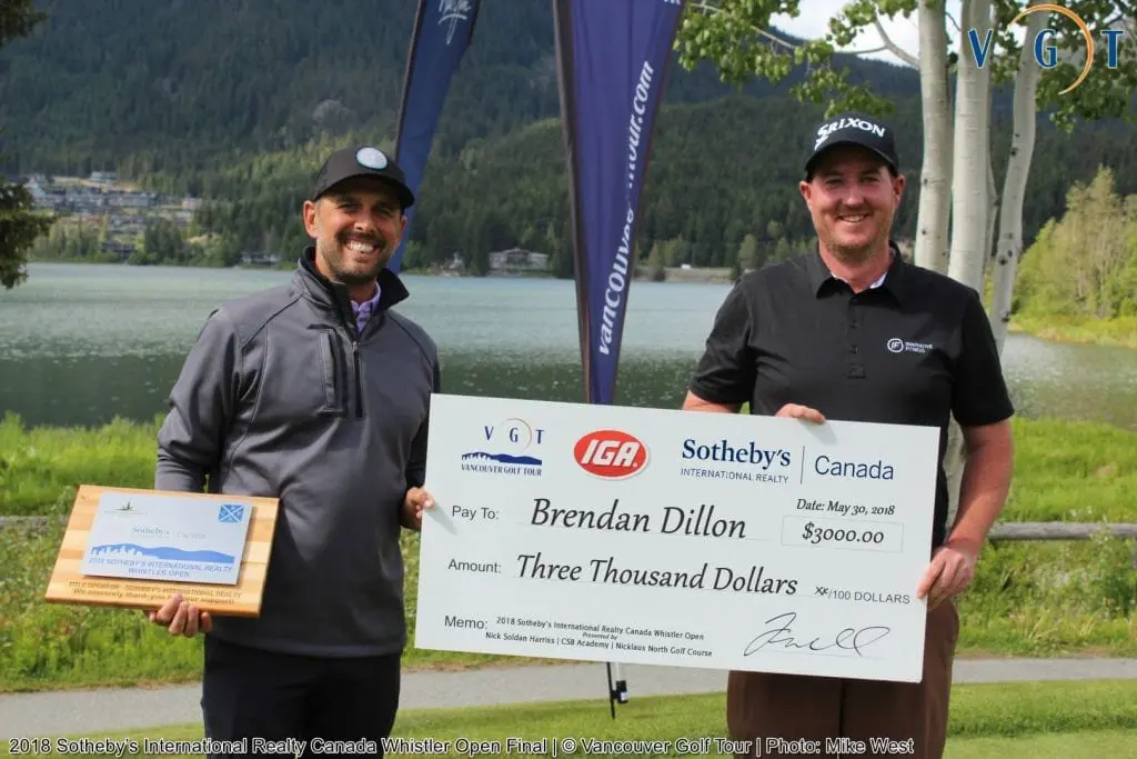 Brendan Dillon - 2018 Whistler Open Pro Winner